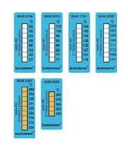 德圖 TESTO testoterm - 條形溫度貼（+71 ~ +110 °C）