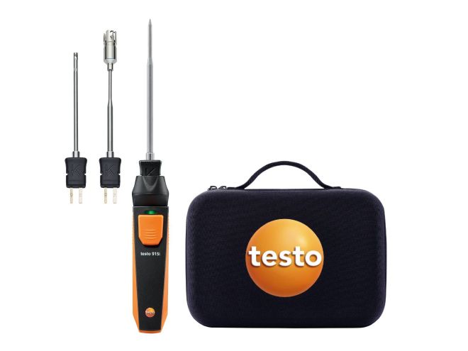 德圖 testo 915i 智能分體式溫度儀套裝 - 含三個溫度探頭