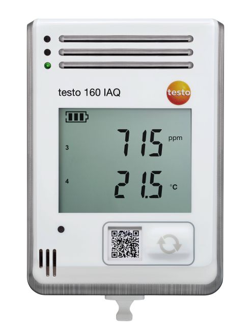 德圖 testo 160 IAQ 無線數據記錄儀 監測并記錄溫度 濕度 二氧化碳和大氣壓力